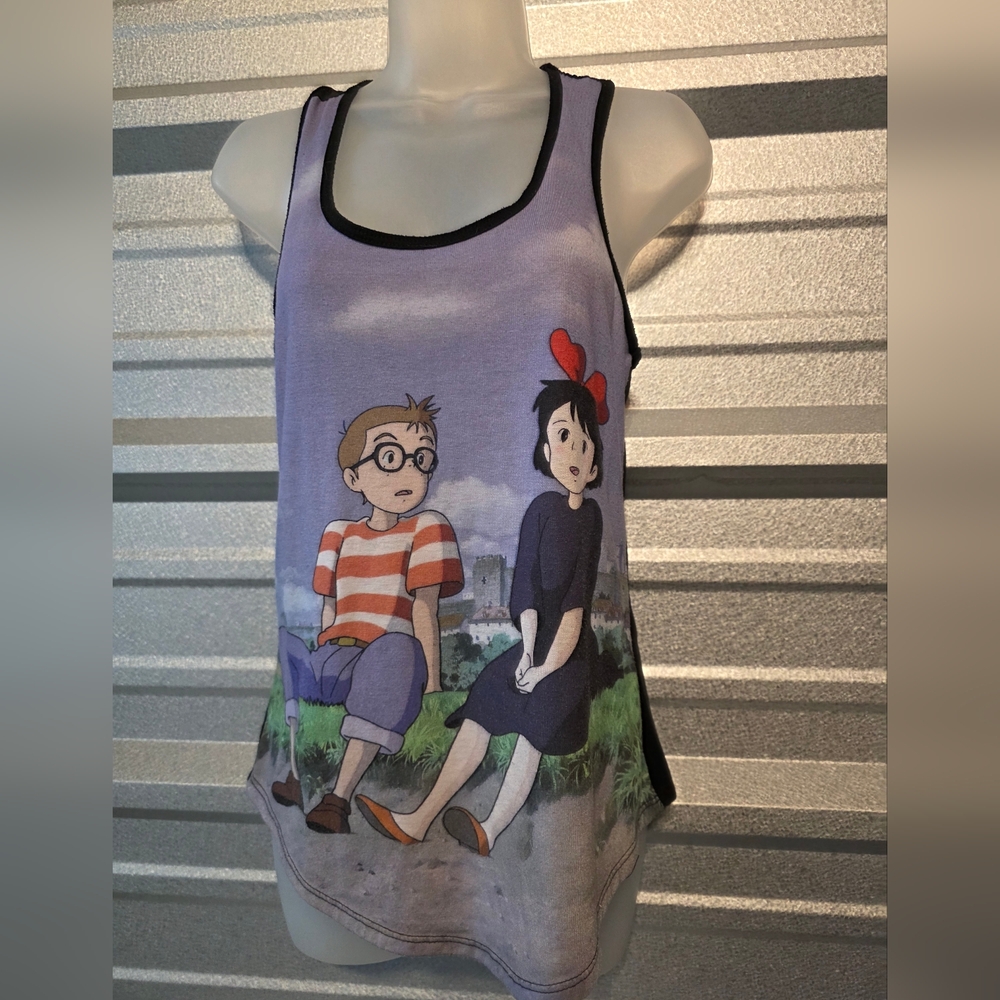 Kikis Charming Graphic Tank Top - Purple